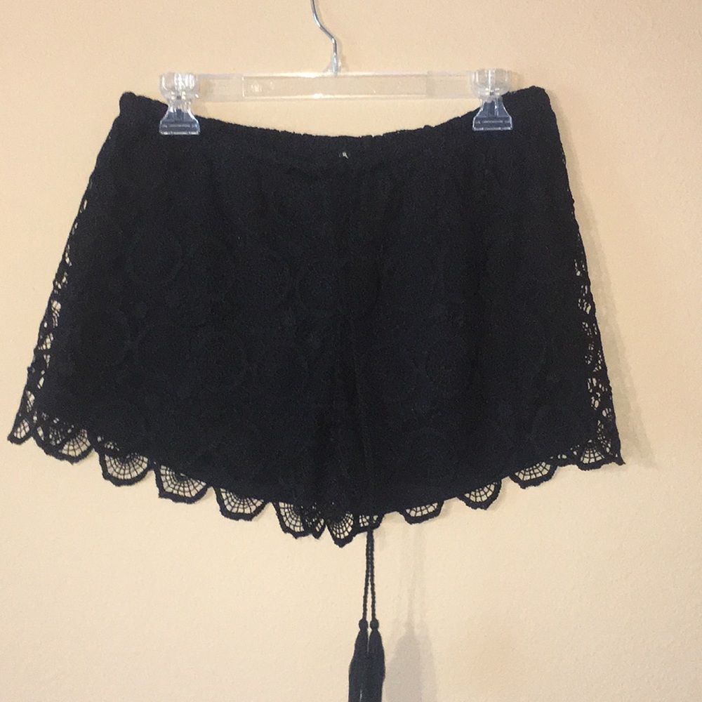 heartsoul🖤 Black Lace Shirts